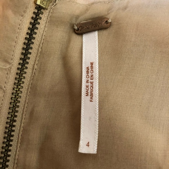 FREE PEOPLE Gold Western Mini Dress Big Bang 4 - Picture 7 of 7